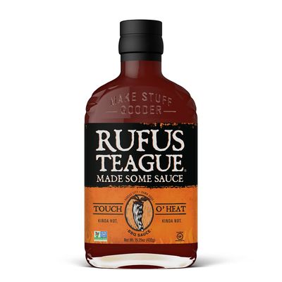 Rufus Teague - Touch O&#39; Heat BBQ Sauce - Premium Barbecue Sauce - 15.25 oz. Bottle