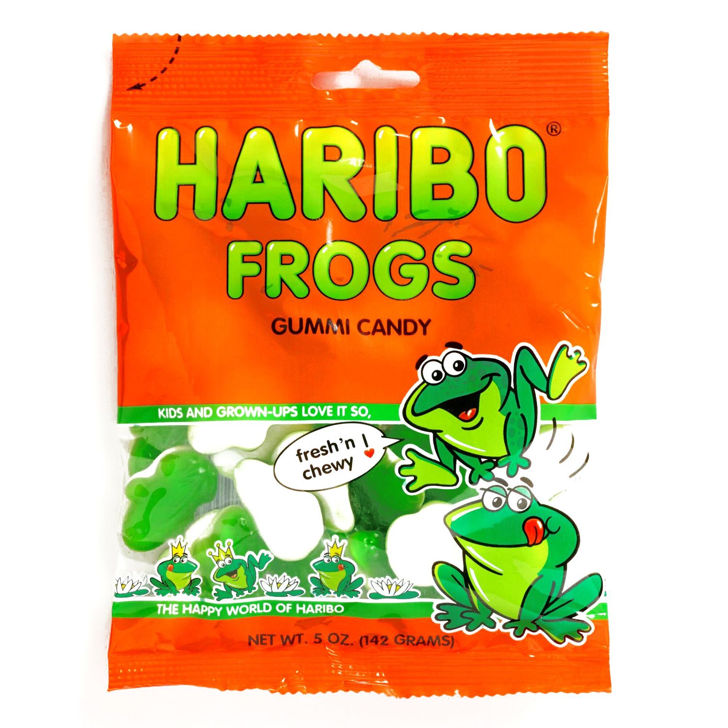 Haribo Gummy Frogs 5 oz each (1 Item Per Order)