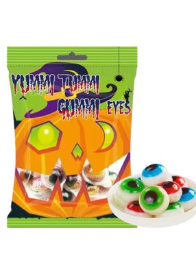 Fusion Select 1 Pack Halloween Eyeball Gummy Candy Spooky Gummies Candy Food Snacks - Creepy Party Bag Favors For Trick Or Treat - Scary Novelty Chewy Bites