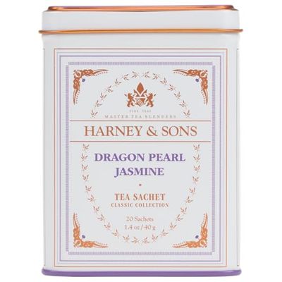 Harney &amp; Sons Dragon Pearl Jasmine Tea, 20 Count(Pack of 1)