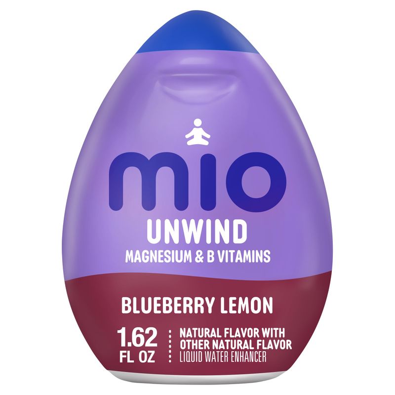 mio Unwind Blueberry Lemon Liquid Water Enhancer with Magnesium &amp; B Vitamins, 1.62 fl oz Bottle