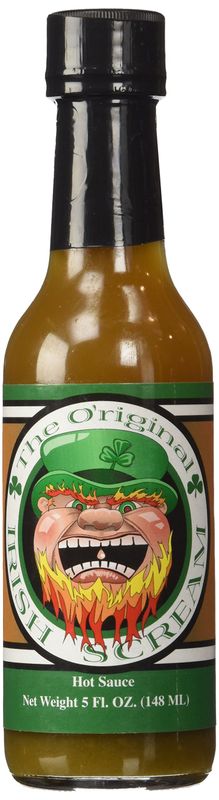 CaJohns The Original Irish Scream Jalapeno Hot Sauce, 5 Fluid Ounce Bottle