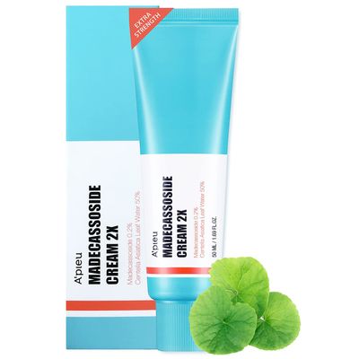 A&#39;PIEU Madecassoside Cream 2X (1.69 fl oz) - for Combination and Blemish-Prone Skin, Helps Soothe Dryness, Sun Damage, Even Dark Spots - Centella Asiatica, Asiaticoside, Asiatic Acid