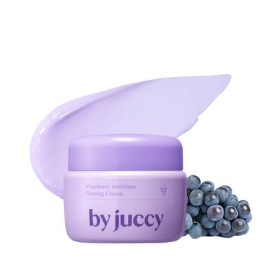 By Juccy Vinoberry Moisture Firming CreamWrinkles, Elasticity, Firmness Hyaluronic Acid, Viniferatorl, SqualaneRefined Skin Texture, Plump Skin Korean MoisturizerKorean Skincare 1.85 fl.oz