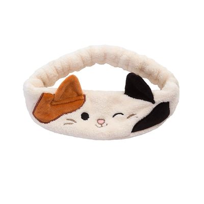 TONYMOLY x Squishmallows Easter Basket Stuffer Cam the Cat Plush Headband for Skincare and Makeup, Soft &amp; Cozy Hair Accessory for Washing Face, Makeup Application, Relaxation, Gentle on Hair