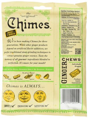CHIMES Organic Mango Ginger Chews, 141.8 GR
