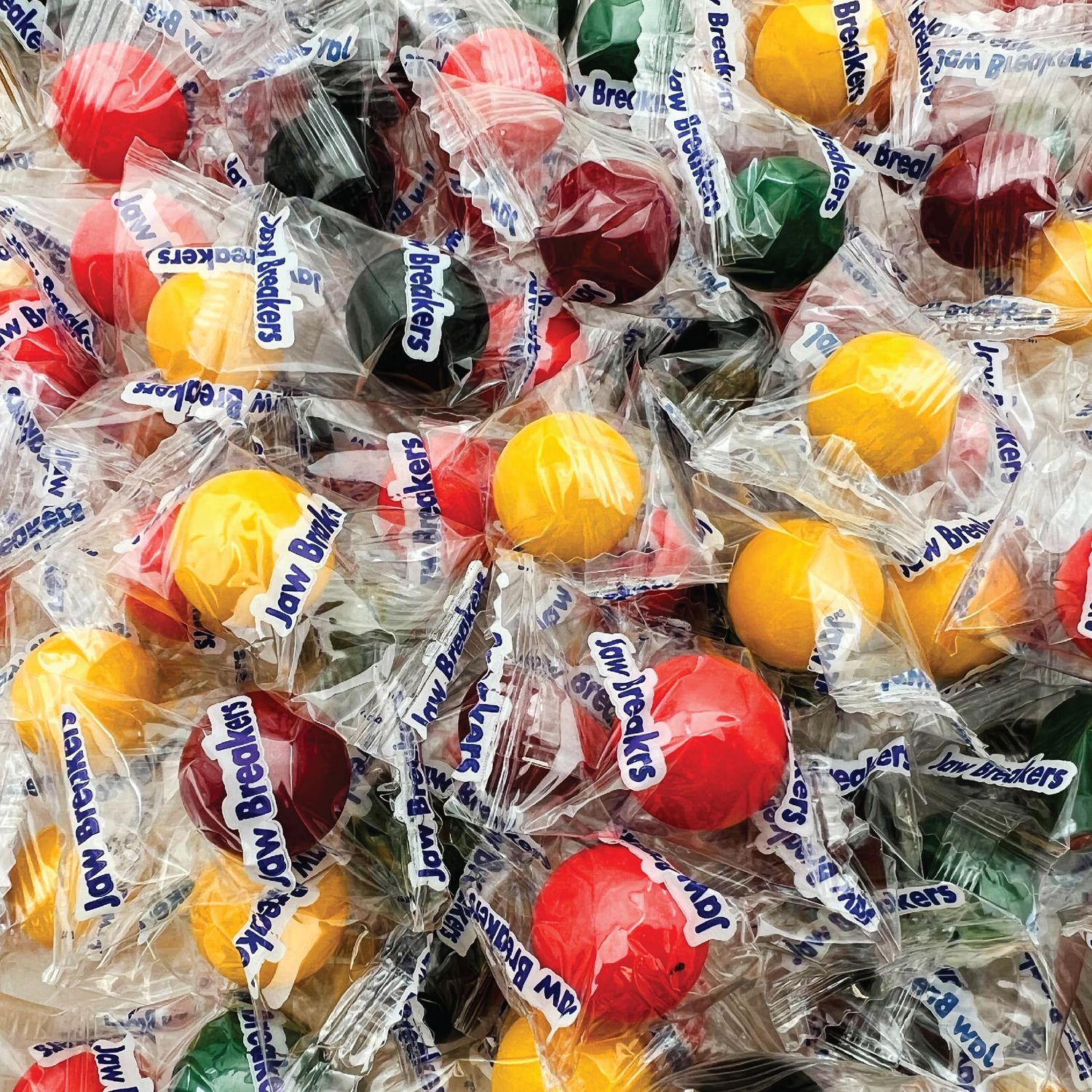 Jaw Breakers - 2 Pound Bulk Pack (About 170 Count) - Assorted Fruit Hard Candy