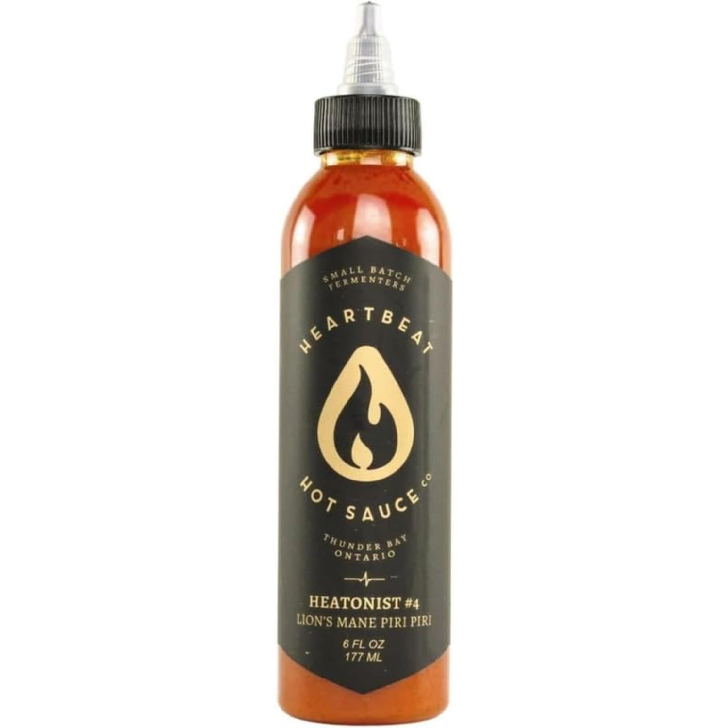 Heartbeat Hot Sauce Co. Lion&#39;s Mane Piri Piri, 6 oz.