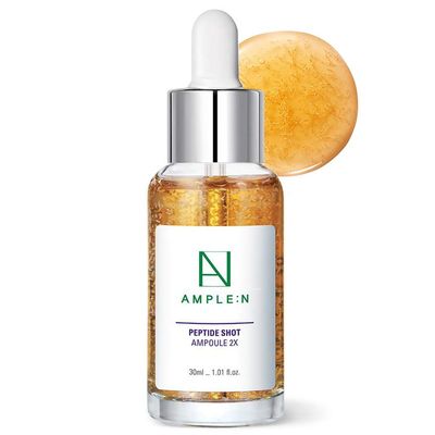 AMPLE:N Peptide Shot Serum 2X - Intensive Age Defying Concentrate Face Serum with Peptide Threads - Erasing Wrinkles and Improve Firmness - Lifting Sagging Skin - Plump, Repairs Skin, 1.01 fl.oz.
