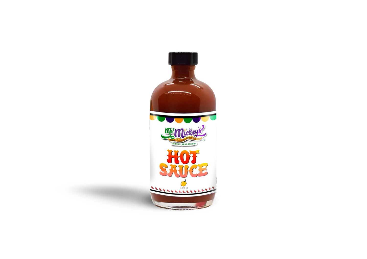 Hot Sauce - Made with only The freshest chili&#39;s, Sugar-Free, Gluten-Free Vinegar. Perfect for Wraps, Chicken, Chips, Tofu, Sandwiches, Meat, Eggs and Burgers (7.5)