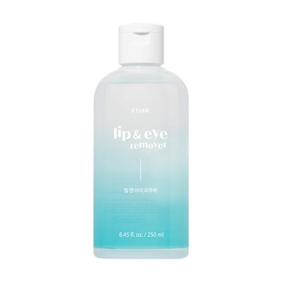 ETUDE Lip&amp;Eye Remover 8.45 fl.oz (250ml) 21AD Water and Oil Formula for Deep Cleansing Lip and Eye Makeup Remover for All Types Gentle Face Cleanser for Sensitive Skin Korean Skin Care