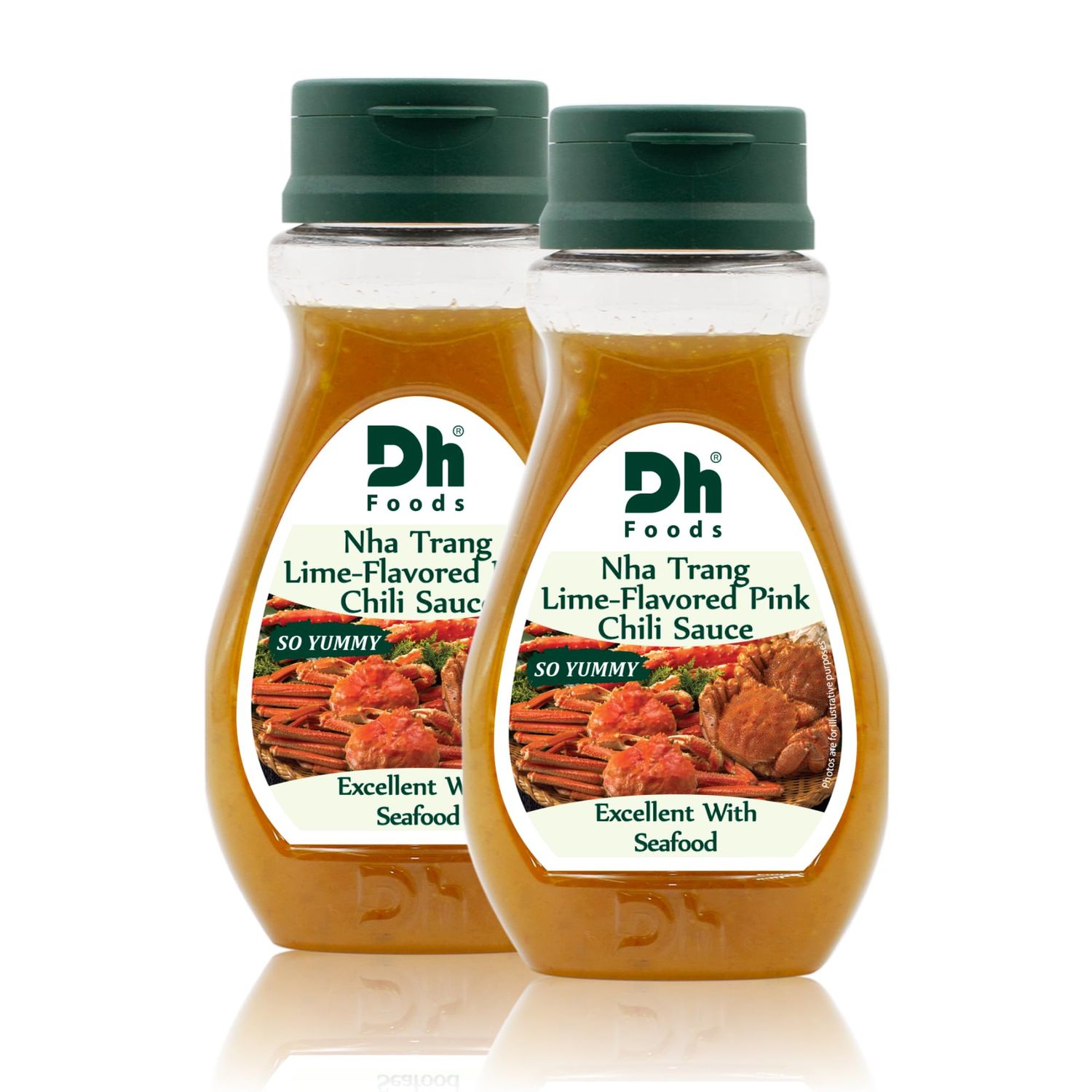 Dh Foods Lime Red Chili Sauce, Vietnamese Chili Hot Sauce, Sour, Sweet and Spicy, used as Dipping Sauce for Seafoods, Grilled Meat, 7oz (Pack of 2)