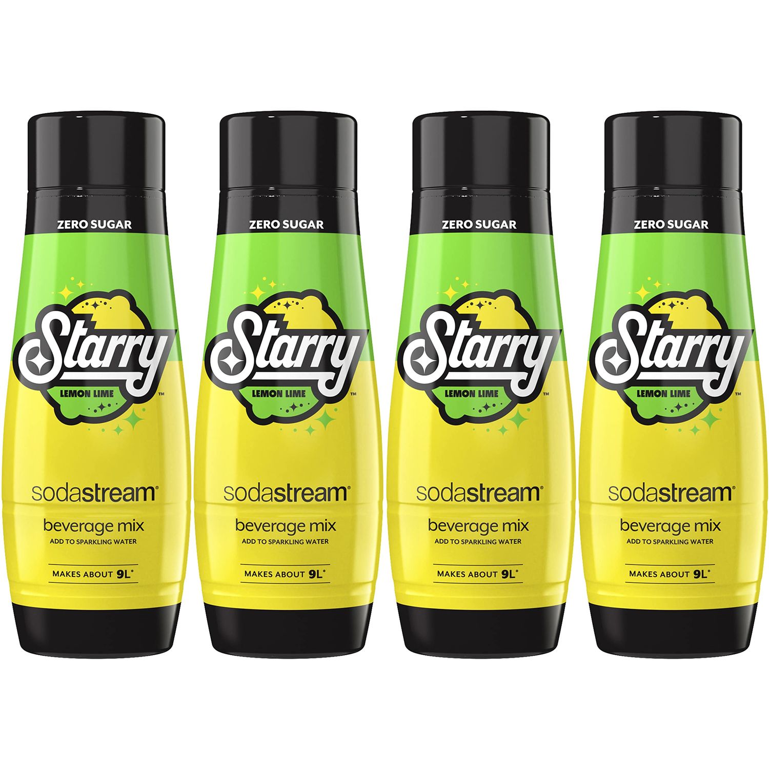 SodaStream Starry Zero Sugar Beverage Mix (440ml, Pack of 4) Packaging may vary