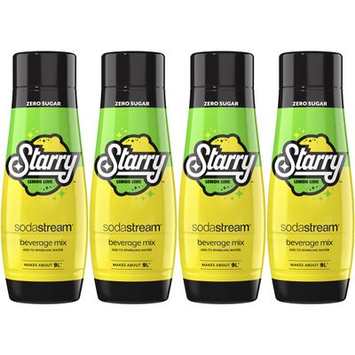 SodaStream Starry Zero Sugar Beverage Mix (440ml, Pack of 4) Packaging may vary