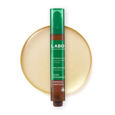 LABO-H Scalp Strengthening Roll-On Serum for Daily Massage and Hair Growth Vegan Anti-Loss Treatment, Cooling &amp; Soothing Relief with Rosemary Oil, Mineral and Silicone Oil Free, Korean, 0.50 Fl oz.