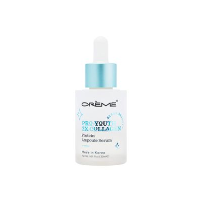 The Crme Shop Pro-Youth 2x Collagen Protein Ampoule Serum - Klean Beauty Facial Serum for Glowing Skin - Made in Korea