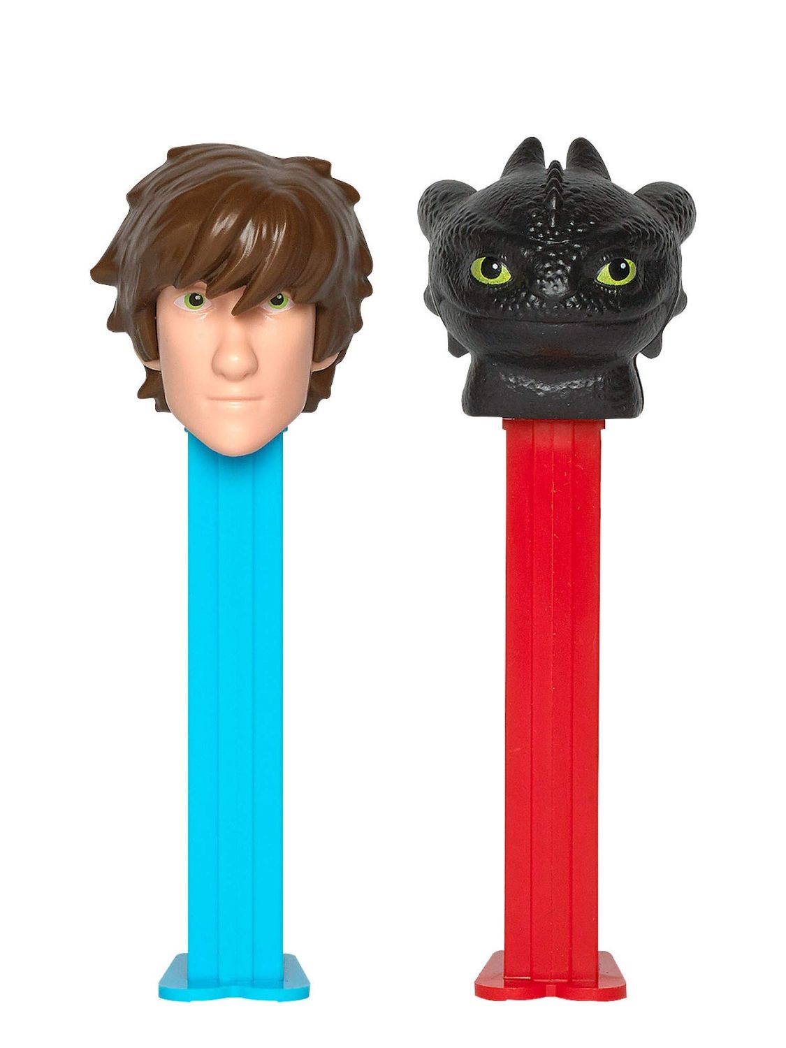 Pez How To Train Your Dragon Candy Dispenser Set - Hiccup and Toothless The Dragon Pez Dispenser with Candy Refills Dragon Party Favors, Grab Bags