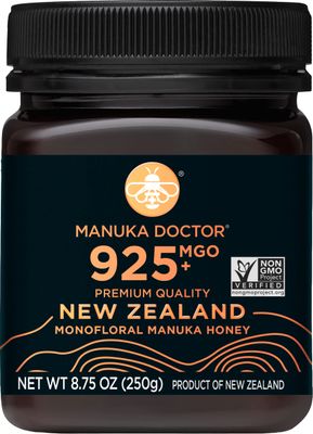 MANUKA DOCTOR - MGO 925 Manuka Honey Monofloral, 100% Pure New Zealand Honey. Certified. Guaranteed. RAW. Non-GMO (8.75 oz)