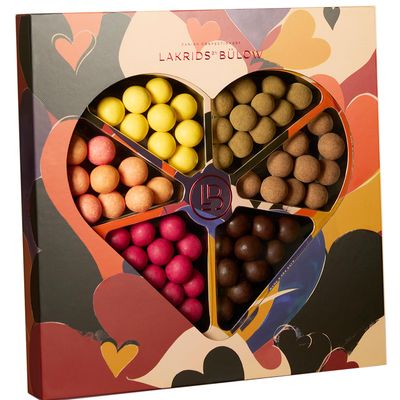 LAKRIDS BY BLOW - Love Selection Box - 15.9 oz - Chocolate Coated Gourmet Liquorice from Denmark
