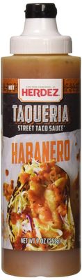Herdez Taqueria Street Sauce Habanero, 9 Ounce Pack of 8