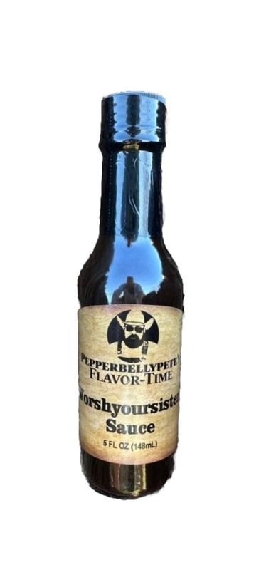 Pepper Belly Pete&#39;s Worshyoursister Sauce 5 oz