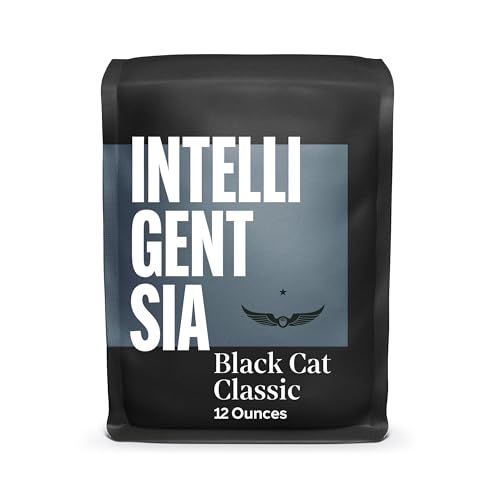Intelligentsia Coffee, Light Roast Whole Bean Coffee - Black Cat Classic Espresso 12 Ounce Bag