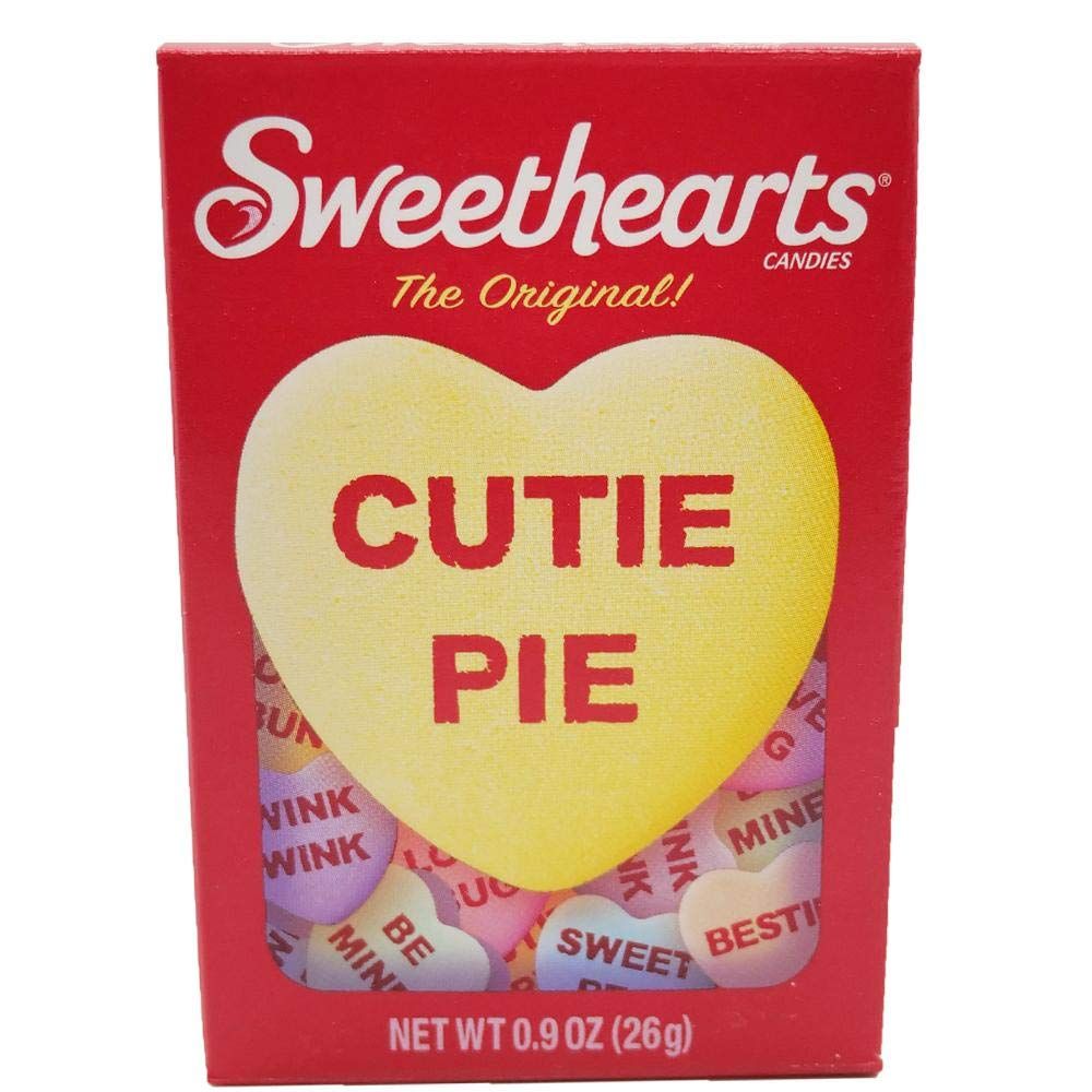 The Original Sweethearts Candy Box -Case of 36 - .90 oz.
