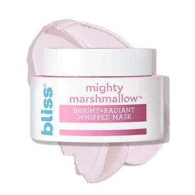 Bliss Mighty Marshmallow Bright &amp; Radiant Whipped Mask - Brightening &amp; Hydrating Face Mask - 1.7 Oz - Luminious Skin - Clean - Vegan &amp; Cruelty-Free - All Skin Types