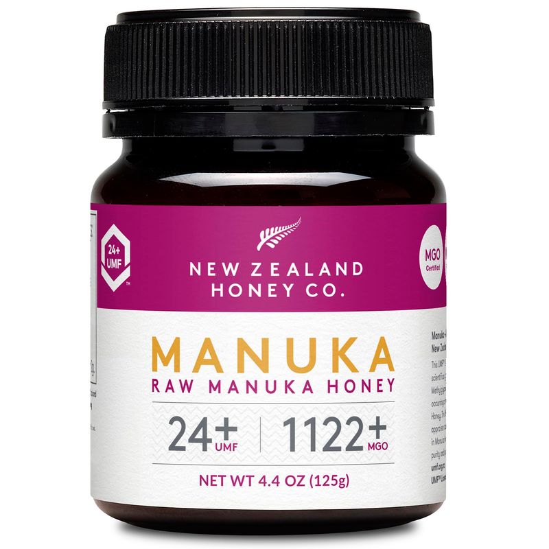 New Zealand Honey Co. Raw Manuka Honey UMF 24 / MGO 1122 4.4oz 125g Raw Honey