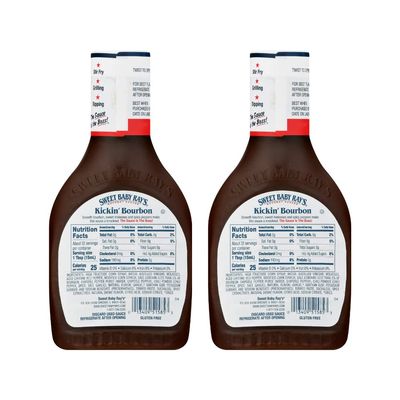 Sweet Baby Ray's Sauce and Marinade, Kickin' Bourbon,16 Fl Oz (Pack of 2)