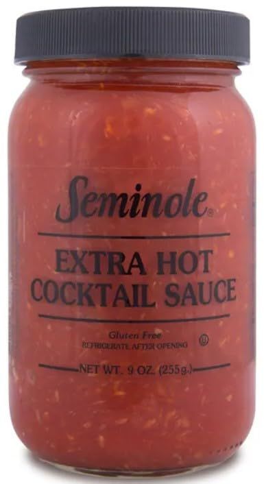 Generic Cocktail Sauce, Extra Hot, Seminole Brand 9oz Jar