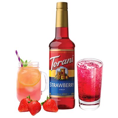 Torani Syrup, Strawberry, 25.4 Fl Oz (Pack of 4)