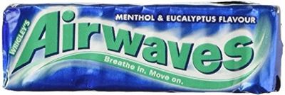 Airwaves Menthol &amp; Eucalyptus Sugarfree Gum (Pack Of 10)