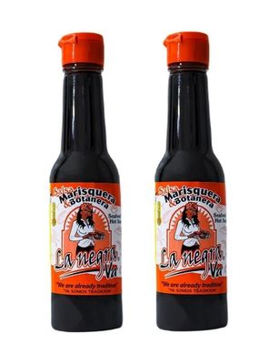 La Negra Va Salsa Marisquera &amp; Botanera (Pack of 2 - 5.4 Oz Each)