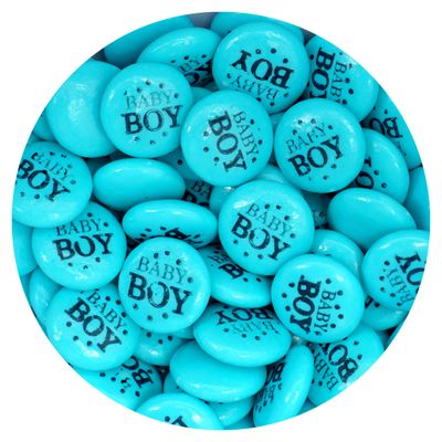 Baby Boy Blue Candy Gum Buttons, 2 Pound Bag (Approx. 180 Pieces), Blue Candy, Boy Baby Shower Candy, Baby Shower Treats, Baby Shower Candies, Baby Themed Candy, Blue Candy For Baby Shower