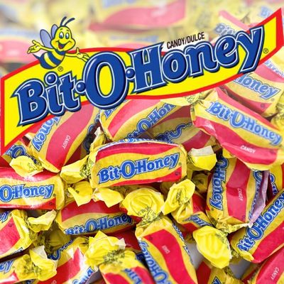 Bit-O-Honey Chewy Candies - 3 lbs. packaged in a resealable stand-up bag.