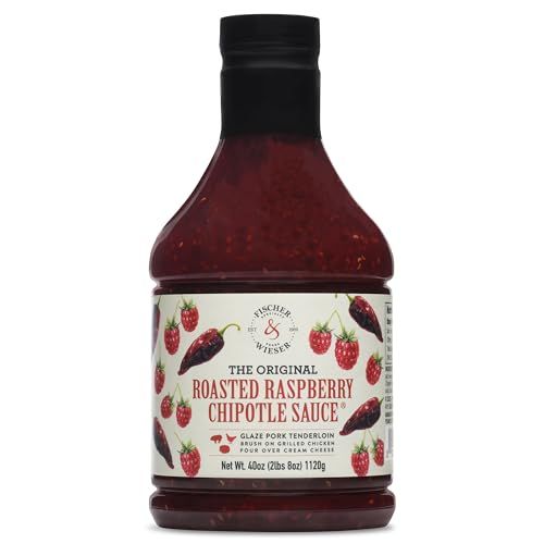Fischer &amp; Wieser Roasted Raspberry Chipotle Sauce, 40 Oz, Pack Of 2