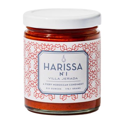 Villa Jerada, Harissa, 6 oz, Fiery Moroccan Hot Sauce with Preserved Lemon, The Perfect Amount of Savory, Tang, and Spice to Any Meal (HARISSA - 1 JAR)