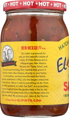 El Pinto Hot Salsa, 16 Ounce (Pack of 6)