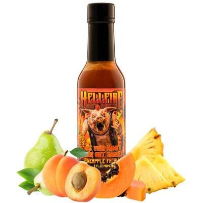 Hellfire Hot Sauce Not Your Mama&#39;s BBQ Hot Sauce Pineapple Fatalli