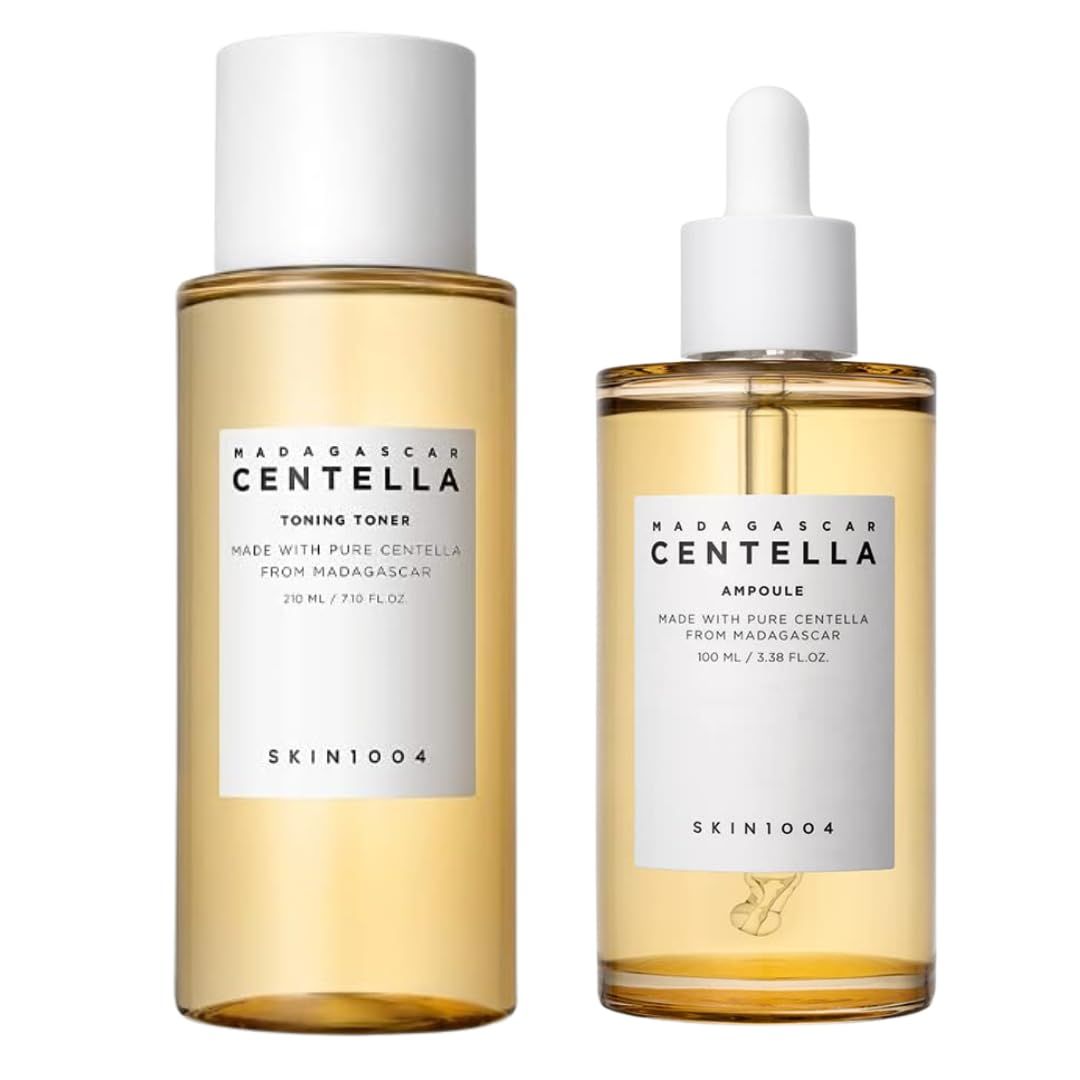 SKIN1004 Madagascar Centella Toning Toner 210ml and Ampoule 100ml Bundle