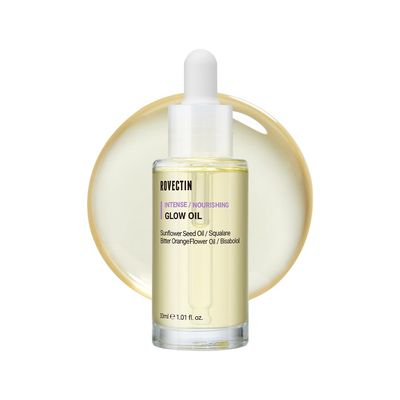 ROVECTIN Barrier Repair Face Oil - Neroli Oil, Antioxidant Anti-Aging Facial Oil Fast Absorbing, Non-Greasy, Natural Glow for Dry and Sensitive Skin Vegan, Korean Skincare (1 fl oz)