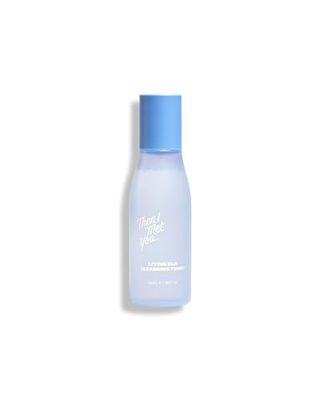 Then I Met You Living Sea Cleansing Tonic, Face Toner &amp; Makeup Remover Micellar Water, Papaya Enzymes &amp; Licorice Root, with Deep Sea Water, Vegan &amp; Clean Korean Skincare (Travel Size)