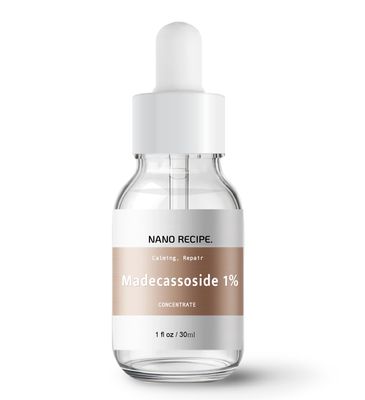 Madecassoside 1% Concentrate Serum - Soothing and Skin Barrier Strengthening, Redness Reducer, and Hydration Booster - Pure Ingredient for Calmer, Healthier Skin - 30ml