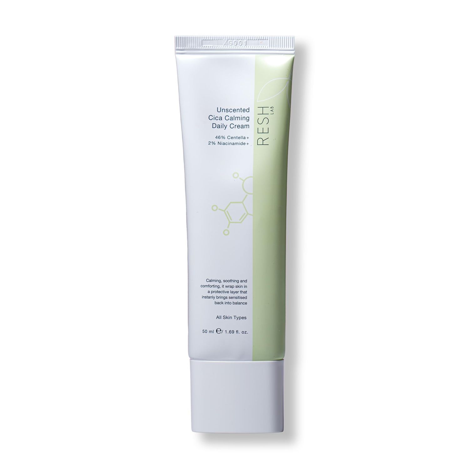 Resh Lab Cica Cream for Face - 50ml Soothing Moisturizer for Scars, Sensitive &amp; All Skin Types Korean Skincare Facial Moisturizer for Women