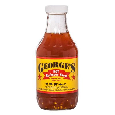 George&#39;s Sauces Hot Barbecue Sauce 16oz. (Pack of 2)