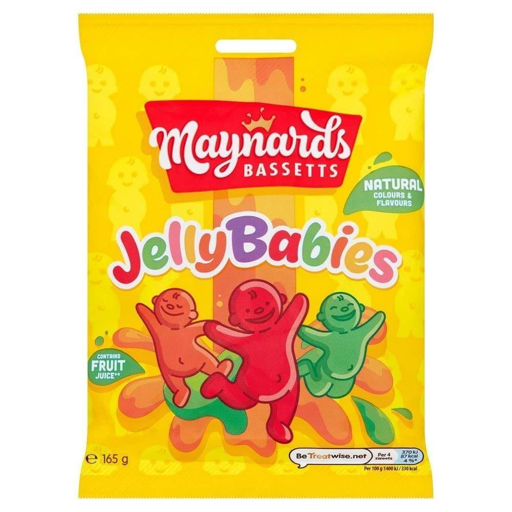 Bassett&#39;s Jelly Babies Bag 12X165G