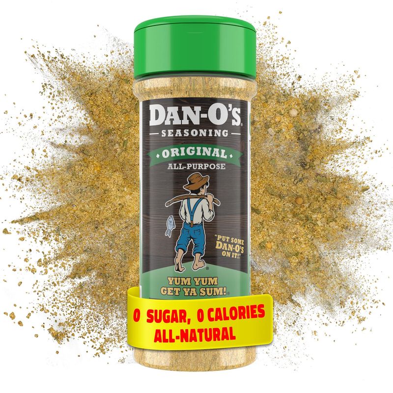 Dan-O&#39;s Original Seasoning - for Chicken, Meats, Veggies - Savory - All-Purpose, All-natural, Sugar Free, Zero Calorie Seasoning for Cooking Anything for Dantastic Flavor - Online Exclusive (2.5 oz)