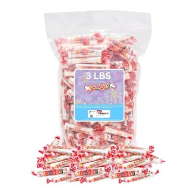 Smarties Candy Rolls Original Flavor Bulk Gluten Free &amp; Vegan Delight Classic Sweetness from Family Owned Since 1949 Peanut Free Dairy Free &amp; Allergen Free Perfect for Halloween - 3 Pound Bag