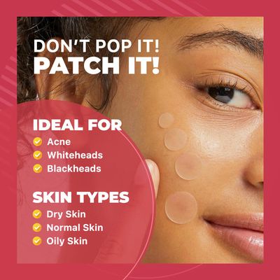 ROSELYNBOUTIQUE Pimple Patches for Face - Hydrocolloid Acne Patches For Zits Blemishes Pore Strips - Vegan Facial Skin Care Products Cruelty-Free (60 Dots)